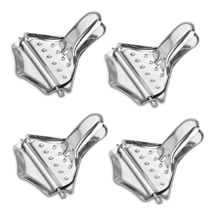 4-Pack Lemon Lime Squeezer, Manual Citrus Press Juicer, Stainless Steel Fruit Orange Hand Squeezers Presses